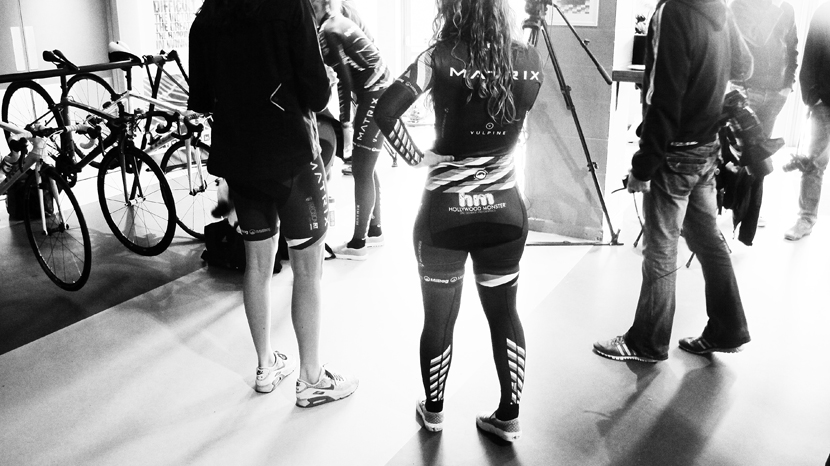 Harriet Owen Matrix Fitness Pro Cycling Team launch 2015