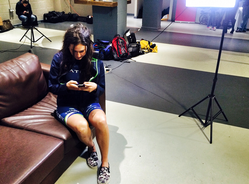 Lucy Martin at the end of a long but really enjoyable day!