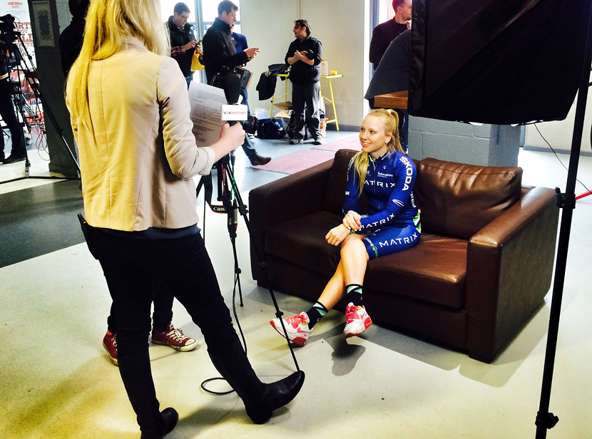 Sara Olsson Matrix Fitness Pro Cycling team launch 2015