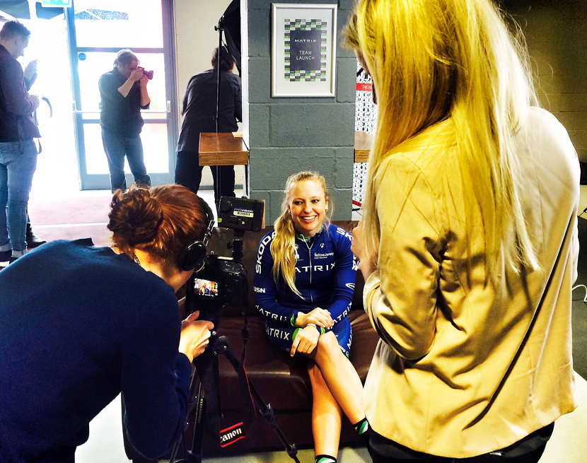 Sara Olsson Matrix Fitness Pro Cycling team launch 2015
